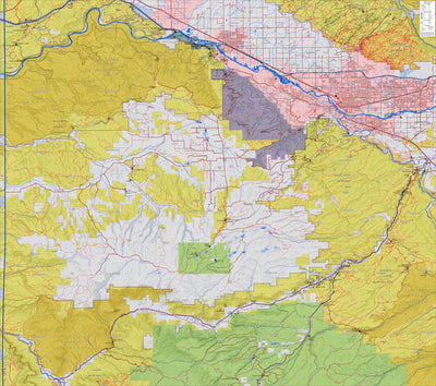 Colorado GMU 40 Topographic Hunting Map Preview 1