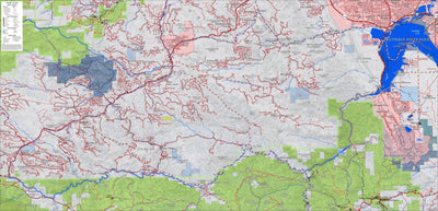 Colorado GMU 461 Topographic Hunting Map Preview 1