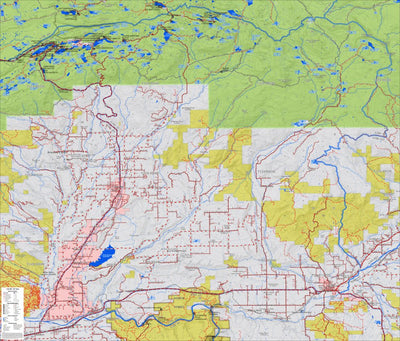 Colorado GMU 52 Topographic Hunting Map Preview 1