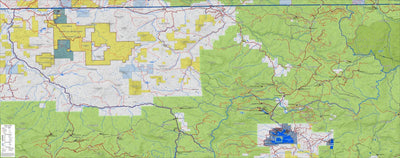 Colorado GMU 5 Topographic Hunting Map Preview 1