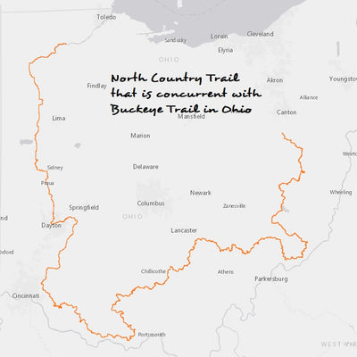 North Country Trail concurrent with The Buckeye Trail Preview 1