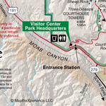 Arches National Park - NPS Map - Hike Utah - Bike Utah Preview 3