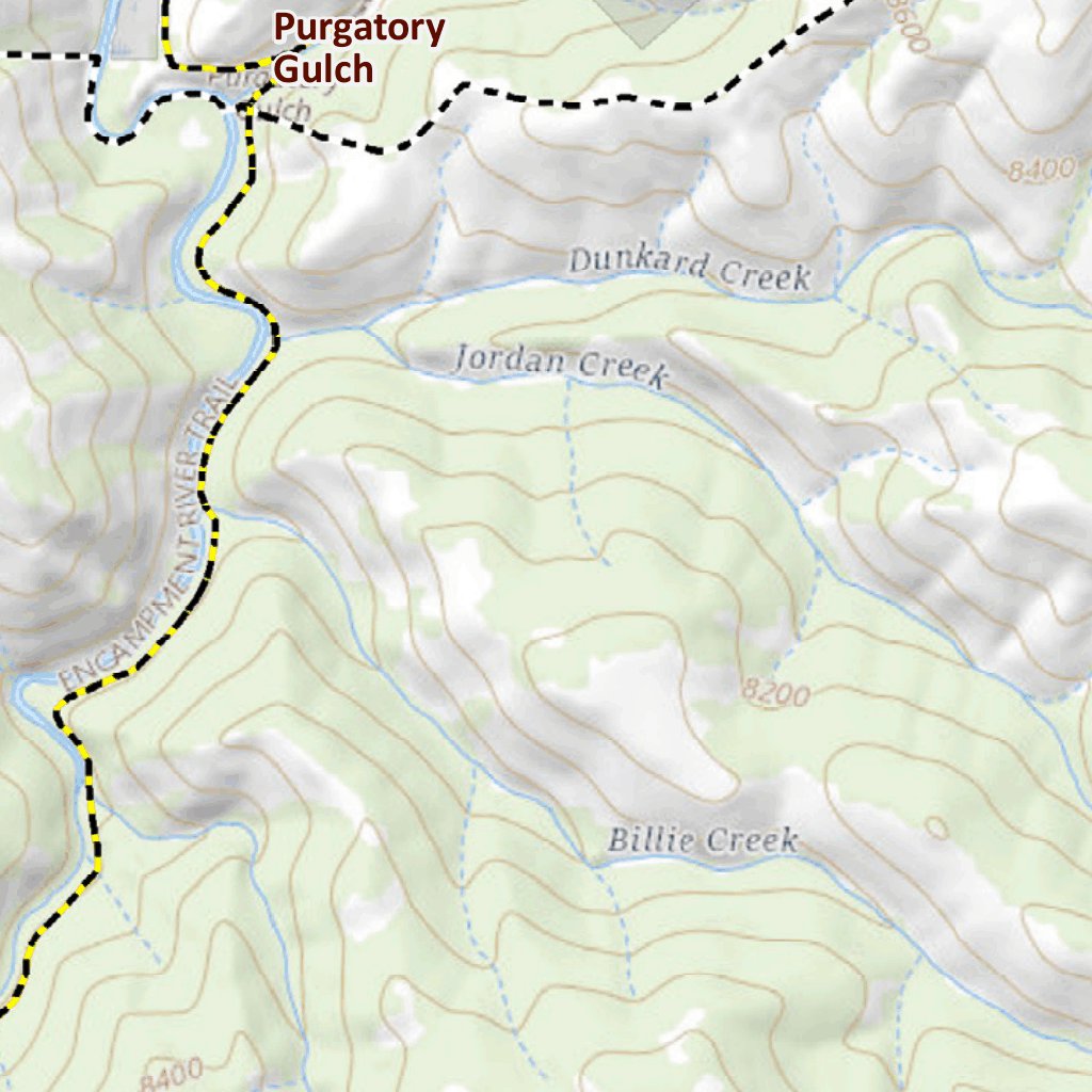 Wyoming Elk Unit 13 Map by Game Planner Maps | Avenza Maps