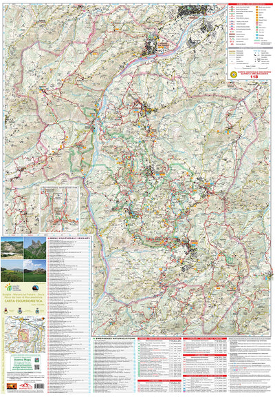 Carta Escursionistica di Guiglia Marano sul Panaro Zocca e Parco dei Sassi di Roccamalatina Preview 1