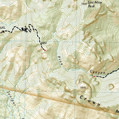 225 Big Bend National Park (Chisos Mtns inset) Preview 2