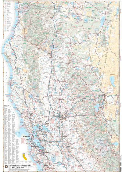 Northern California Recreation Map Preview 1