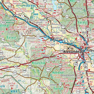 Louisiana Recreation Map Preview 3
