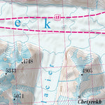 Inylchek Glacier, Khan Tengri 1:110 000 Preview 2