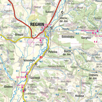 Bucovina & Transylvania 1:250 000 Preview 2