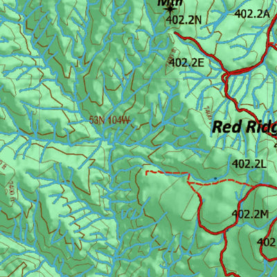 Wy White Tail Deer 109 Hybrid Hunting Map Preview 3