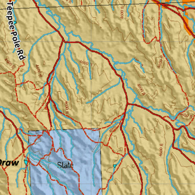 Wy White Tail Deer 164 Hybrid Hunting Map Preview 3