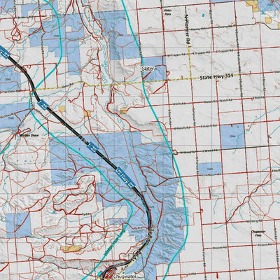 Wy White Tail Deer 15 Hybrid Hunting Map Preview 2