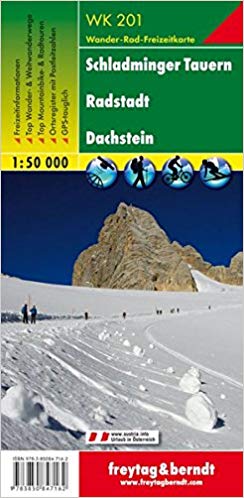 Hiking map Schladminger Tauern – Radstadt – Dachstein Preview 1