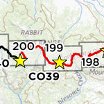 CDT Map Set - Colorado 32-43 - Key Map Preview 2
