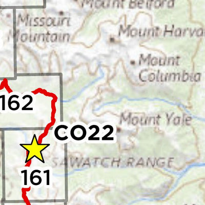 CDT Map Set - Colorado 12-23 - Key Map Preview 3