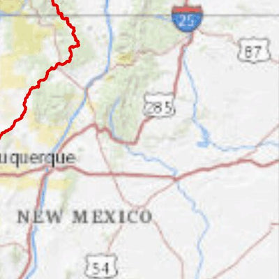 CDT Map Set - New Mexico 1-6 - Key Map Preview 3