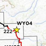 CDT Map Set - Wyoming 1-5 - Key Map Preview 2