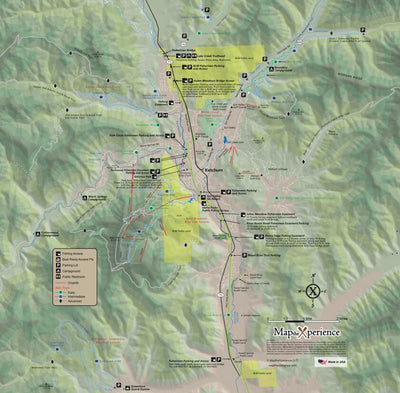 Sun Valley - Ketchum Idaho Trails Map - Hike idaho - Bike Idaho Preview 1