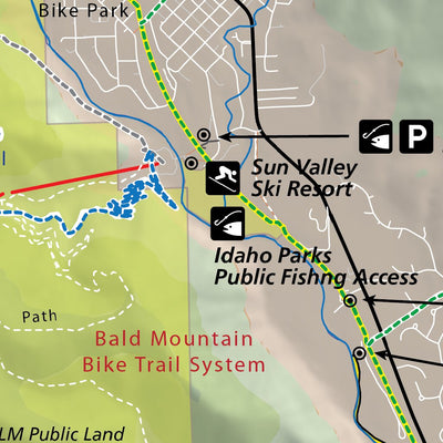 Sun Valley - Ketchum Idaho Trails Map - Hike idaho - Bike Idaho Preview 2