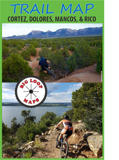 Geer Evans Carpenter CEG Mountain Bike Trail Map, Cortez Colorado Preview 3