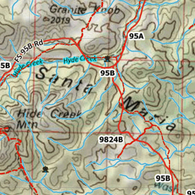 HuntData Arizona Elk Hunt Unit 17A Game Concentration Map Preview 3