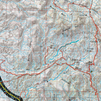 HuntData Arizona Elk Hunt Unit 16A Game Concentration Map Preview 3