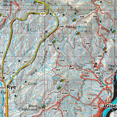 HuntData Arizona Elk Hunt Unit 23 Game Concentration Map Preview 3