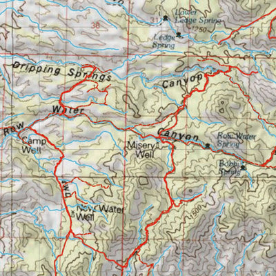 HuntData Arizona Elk Hunt Unit 18A Game Concentration Map Preview 3