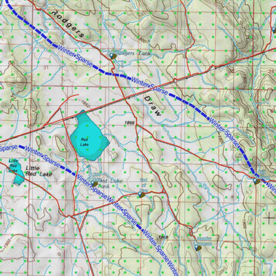 HuntData Arizona Elk Hunt Unit 10 Game Concentration Map Preview 2