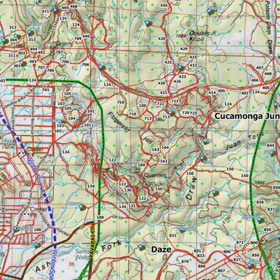 HuntData Arizona Elk Hunt Unit 10 Game Concentration Map Preview 3