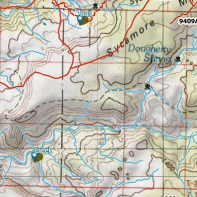 HuntData Arizona Elk Hunt Unit 17B Game Concentration Map Preview 2