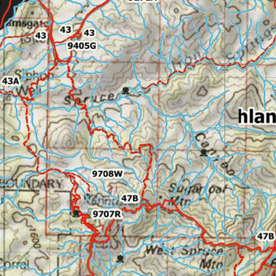 HuntData Arizona Elk Hunt Unit 17B Game Concentration Map Preview 3