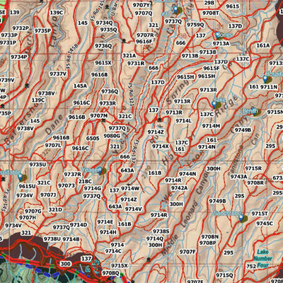 HuntData Arizona Elk Hunt Unit 4A Game Concentration Map Preview 3