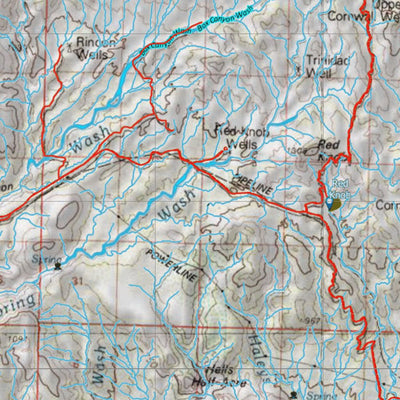 HuntData Arizona Elk Hunt Unit 18B Game Concentration Map Preview 3