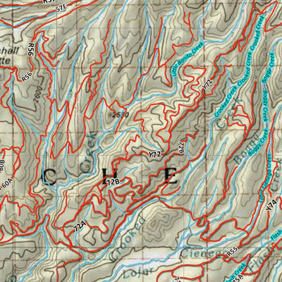 HuntData Arizona Elk Hunt Unit 1 Game Concentration Map Preview 3