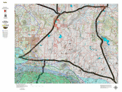 HuntData Arizona Elk Hunt Unit 2C Game Concentration Map Preview 1