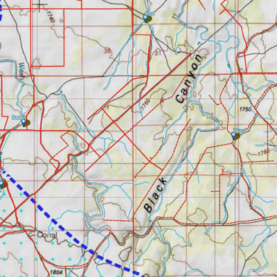 HuntData Arizona Elk Hunt Unit 4B Game Concentration Map Preview 2