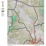 HuntData Arizona Elk Hunt Unit 19B Game Concentration Map Preview 1