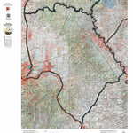 HuntData Arizona Elk Hunt Unit 19A Game Concentration Map Preview 1