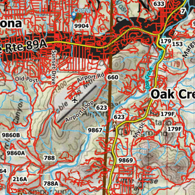 HuntData Arizona Elk Hunt Unit 6B Game Concentration Map Preview 3