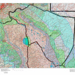 HuntData Arizona Elk Hunt Unit 5B-North Game Concentration Map Preview 1