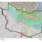 HuntData Arizona Elk Hunt Unit 9 Game Concentration Map Preview 1