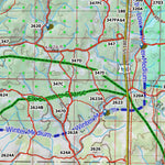 HuntData Arizona Elk Hunt Unit 9 Game Concentration Map Preview 2