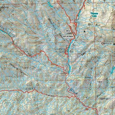 HuntData Arizona Elk Hunt Unit 27 Game Concentration Map Preview 3