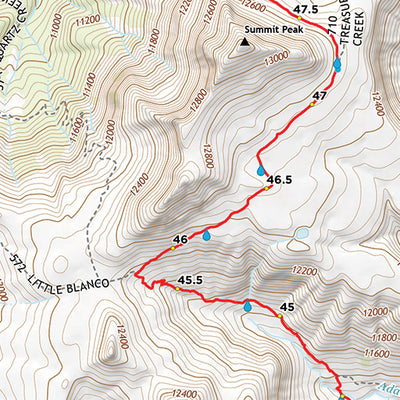 CDT Map Set - Colorado Sections 1-11 - New Mexico Border to Spring Creek Pass Preview 2