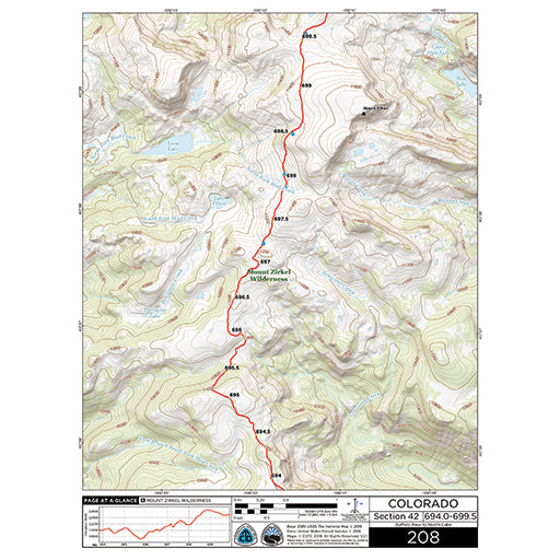 CDT Map Set - Colorado Sections 32-43 - Berthoud Pass to Wyoming Border ...