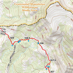 CDT Map Set - Montana-Idaho Sections 1-7 - Wyoming Border to Bannock Pass Preview 2