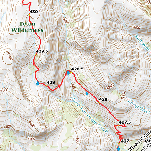 CDT Map Set - Wyoming by Continental Divide Trail Coalition | Avenza Maps