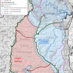 San Juan NF - Hermosa Creek Watershed - Bicycle Travel Map Preview 1