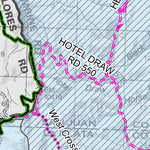 San Juan NF - Hermosa Creek Watershed - Bicycle Travel Map Preview 3